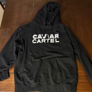 Caviar Cartel XL Black Hoodie for Men